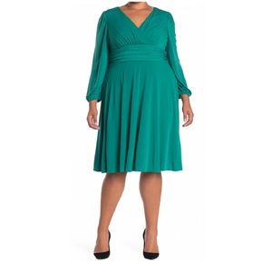 Eliza J Fit and Flare Dress
